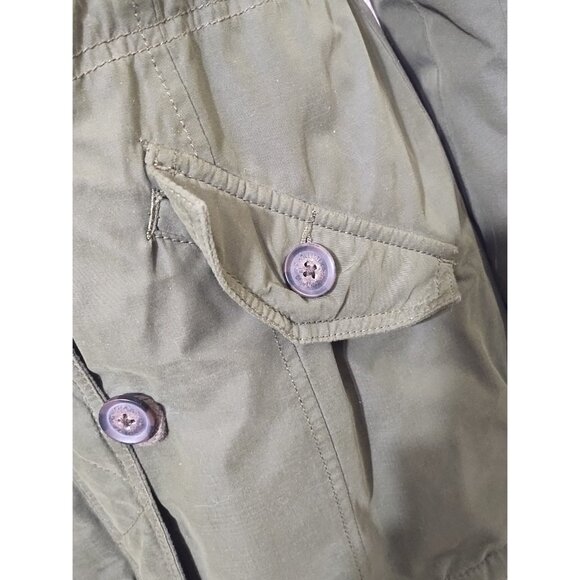 Hollister Faux Fur Sherpa Lined Hooded Utility Parka S Weather Resistant - Picture 2 of 8